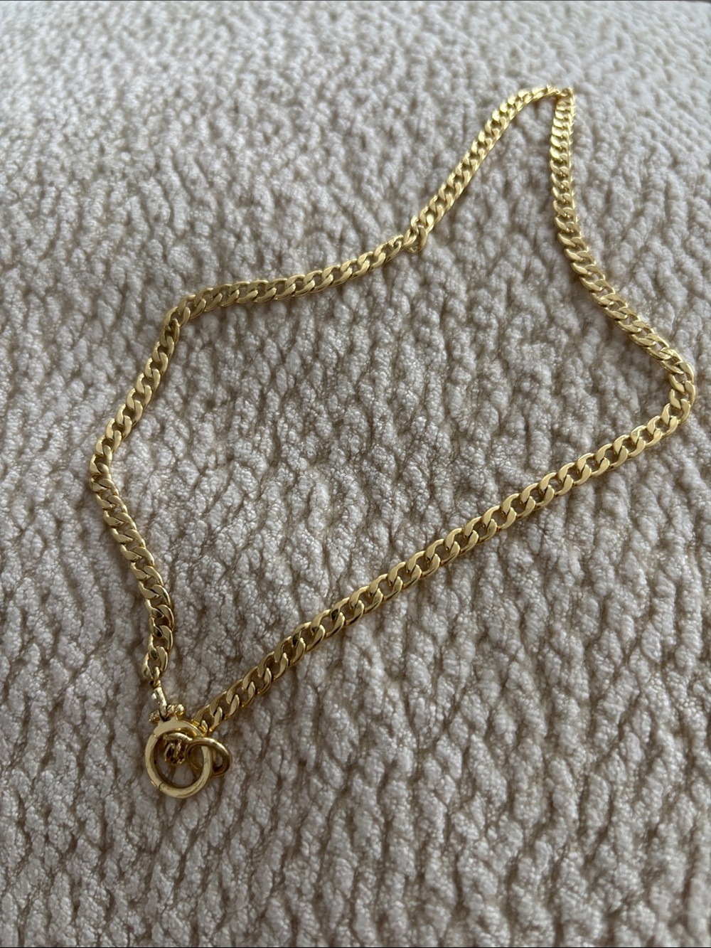 Gorjana Wilder 18k Gold-Plated Curb Chain Necklace 16” Mejuri Style - Picture 6 of 6